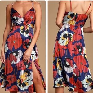 Lulus’s All About Love Midi Dress Size (S)